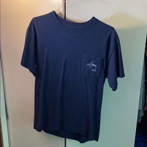 Guy Harvey Navy Blue Pocket Tee (M)